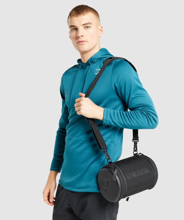 Bolsas De Mano Gymshark Lifting Club Barrel Negras | lKhg1xoaHgm