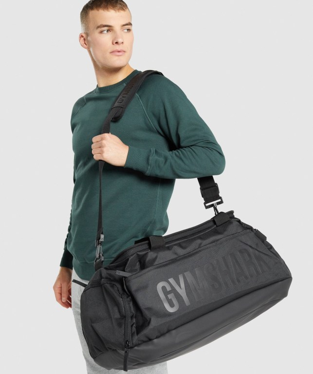 Bolsas De Mano Gymshark Lifting Club Gym Negras | SZw9LlqKf3T