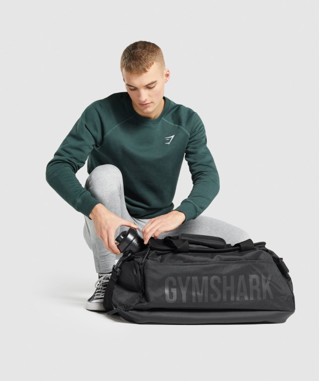 Bolsas De Mano Gymshark Lifting Club Gym Negras | SZw9LlqKf3T