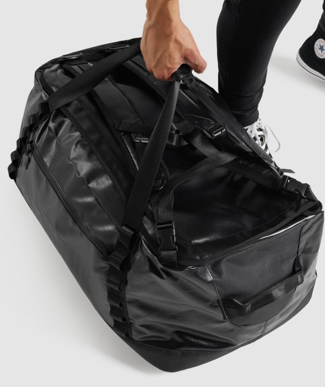 Bolsas De Mano Gymshark X-Series Duffle Negras | TQaDWDvSHEP