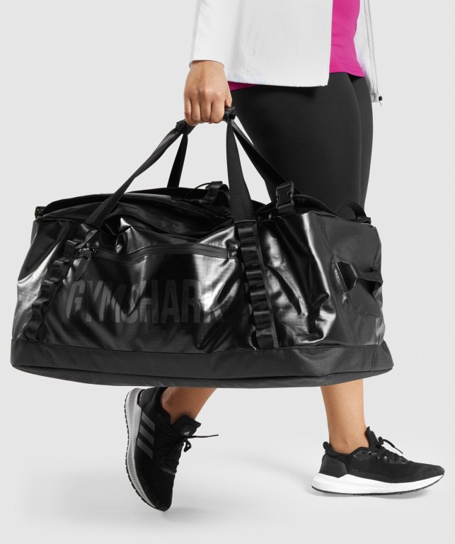 Bolsas De Mano Gymshark X-Series Duffle Negras | TQaDWDvSHEP