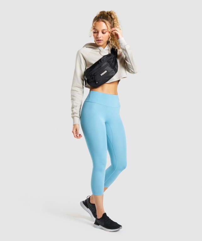 Bolsos Cruzados Gymshark GS Cross Body Negras | 9XsnHEmasvV