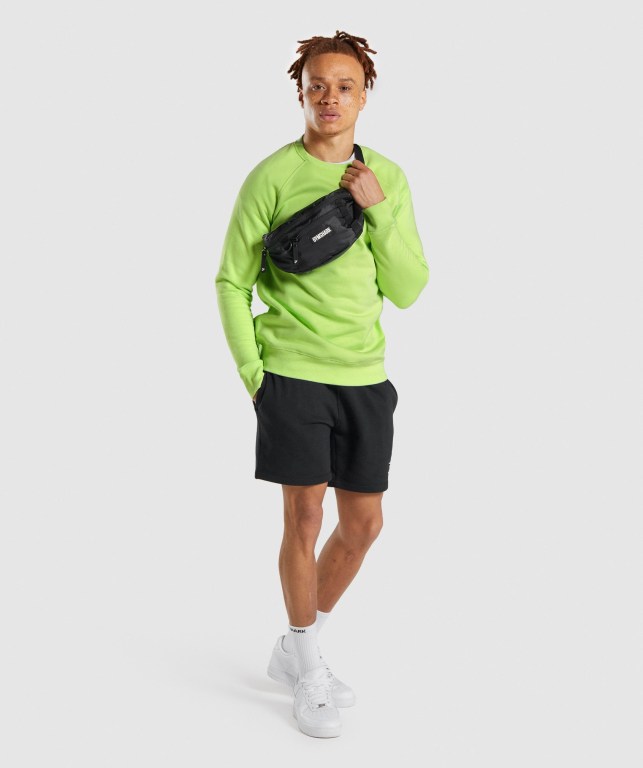 Bolsos Cruzados Gymshark GS Cross Body Negras | AnUFy5krOUb