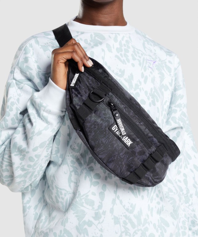 Bolsos Cruzados Gymshark Manimal Sling Negras | AeYNditoymN