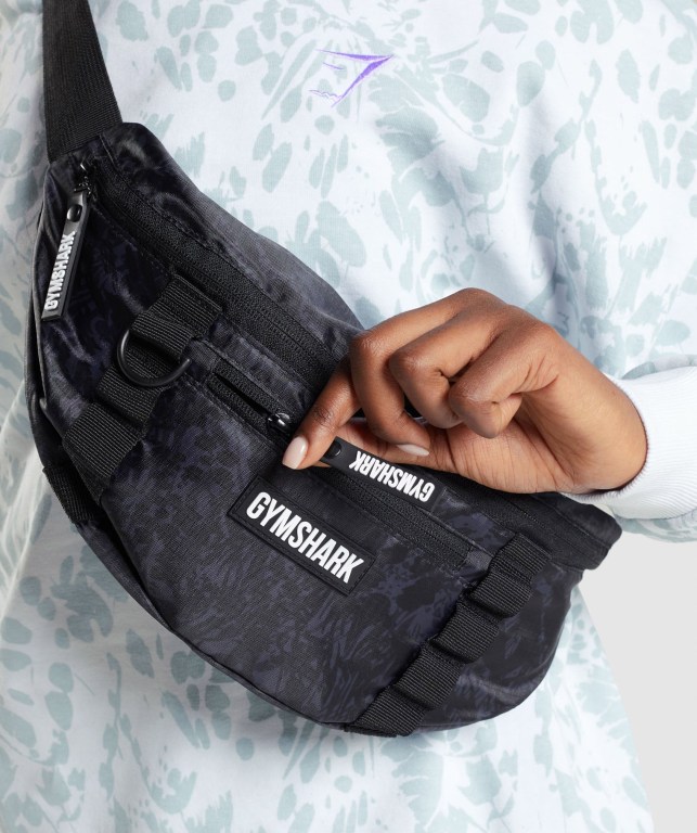 Bolsos Cruzados Gymshark Manimal Sling Negras | AeYNditoymN