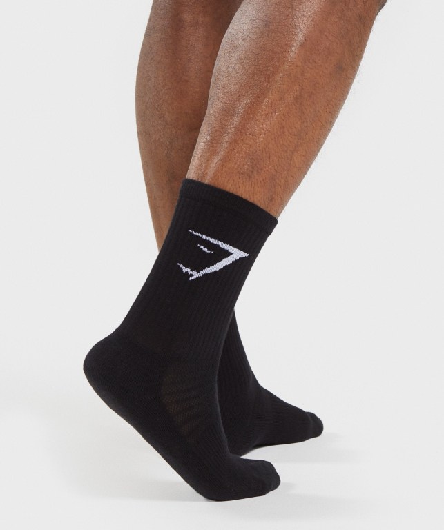 Calcetines Gymshark 3pk Negras | rNSYUxVtrZA