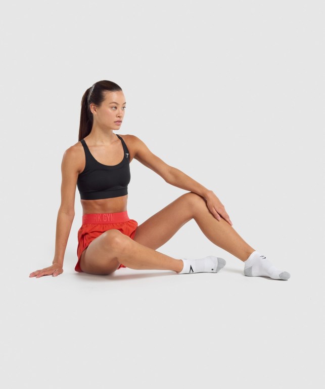 Calcetines Gymshark Ankle Performance Blancas | Eit3QjoKrq8