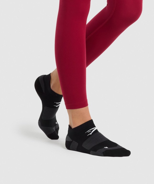 Calcetines Gymshark Ankle Performance Negras | foDzrMOfk4O