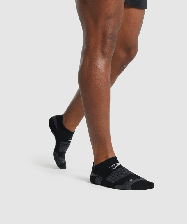 Calcetines Gymshark Ankle Performance Negras | foDzrMOfk4O