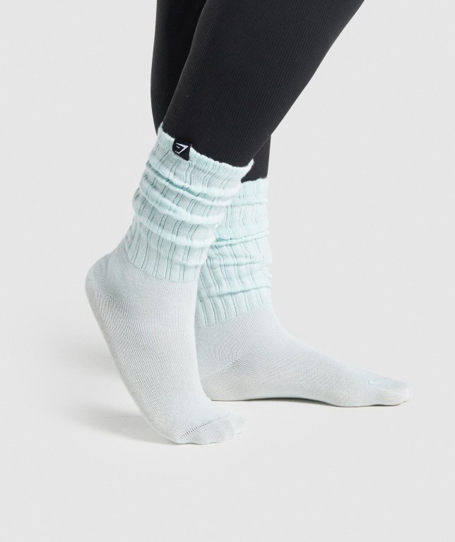 Calcetines Gymshark Comfy Rest Day Verde Claro | oDwu4eJwOQM