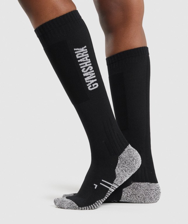 Calcetines Gymshark Weightlifting Negras | 9Iop3Qadwpy