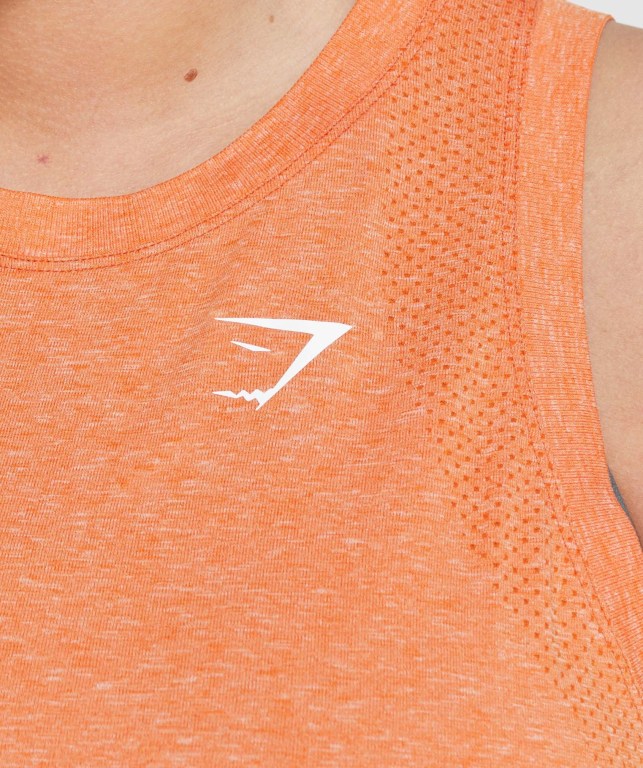 Camiseta Sin Mangas Running Gymshark Vital Seamless 2.0 Light Albaricoque Naranjas | 2x2qi5KXosf