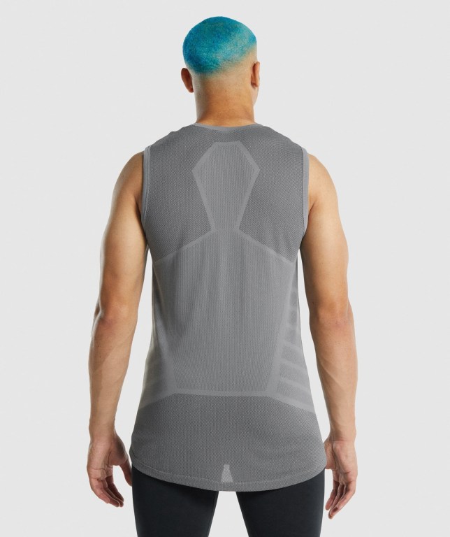 Camiseta Tirantes Gymshark 315 Gris | bptCLc584od