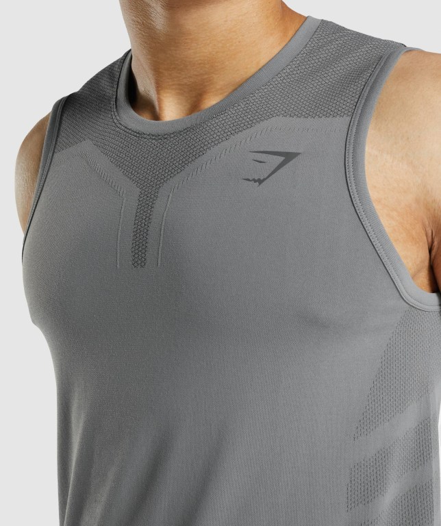 Camiseta Tirantes Gymshark 315 Gris | bptCLc584od