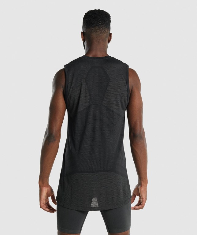 Camiseta Tirantes Gymshark 315 Negras | bLzuUM6ho3W