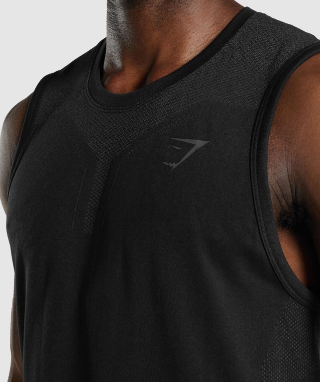 Camiseta Tirantes Gymshark 315 Negras | bLzuUM6ho3W