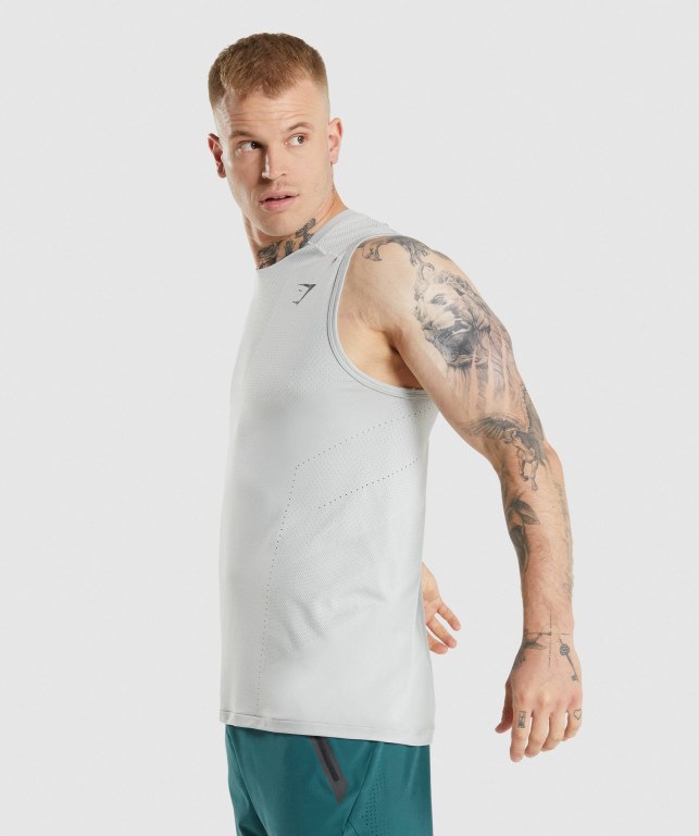 Camiseta Tirantes Gymshark Apex Gris Claro Gris | wP3gpCNpxR6