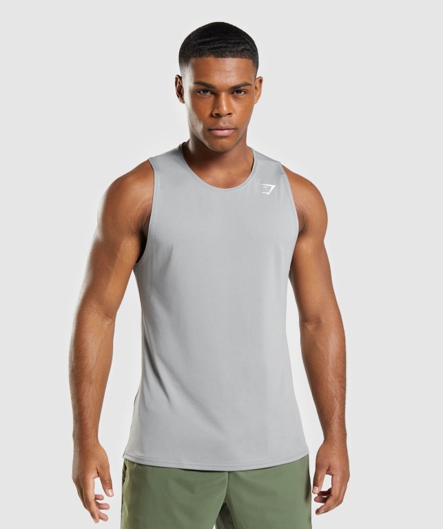 Camiseta Tirantes Gymshark Arrival Gris | XXYGwuc78yY