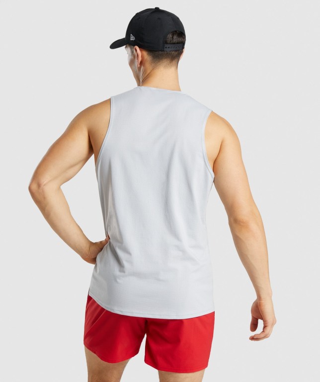 Camiseta Tirantes Gymshark Arrival Gris Claro | wRfTrs8dmIT