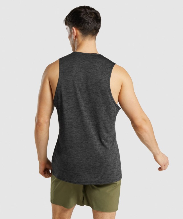 Camiseta Tirantes Gymshark Arrival Marl Negras | S7wmP1Ky8iq