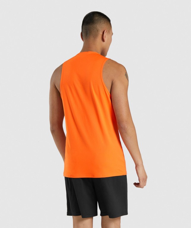 Camiseta Tirantes Gymshark Arrival Naranjas | tmGnsMVz4pm