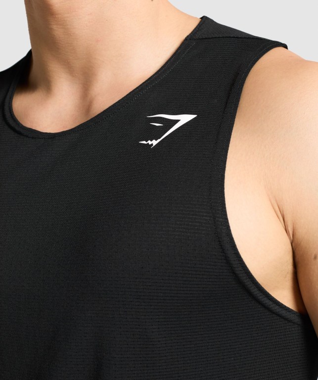 Camiseta Tirantes Gymshark Arrival Negras | 5cYtL9Z5Wna