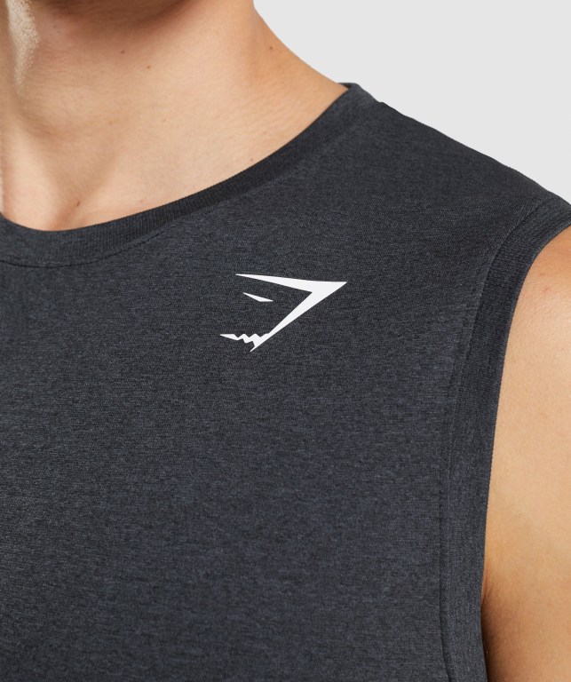 Camiseta Tirantes Gymshark Arrival Seamless Negras | wk4h7dcvta7