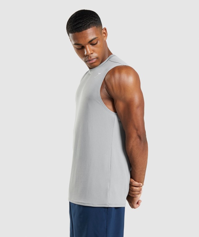 Camiseta Tirantes Gymshark Arrival Sin Manga Gris | HZbtnNqHrgh