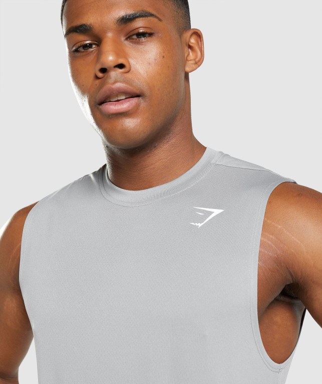 Camiseta Tirantes Gymshark Arrival Sin Manga Gris | HZbtnNqHrgh