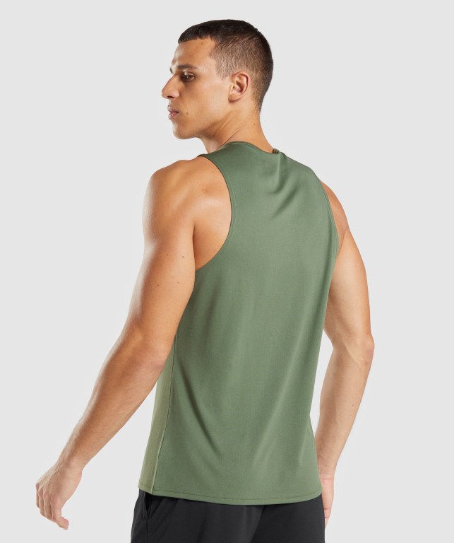 Camiseta Tirantes Gymshark Arrival Verde Oliva | wqFlJYaroUo