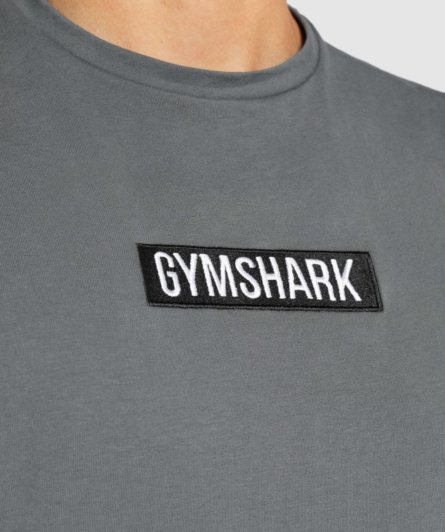 Camiseta Tirantes Gymshark Central Drop Arm Gris | lRI9hqR2szN