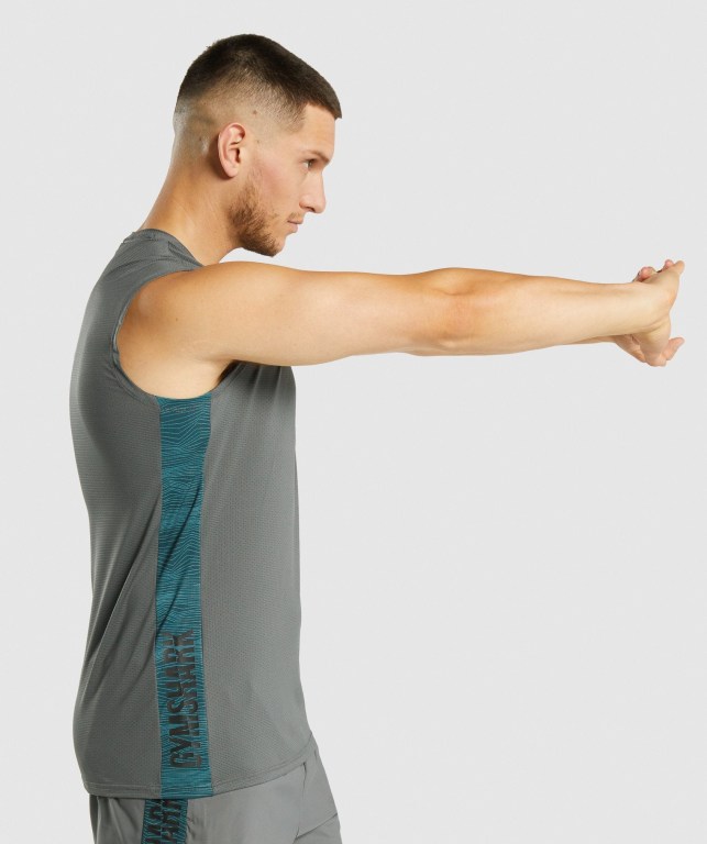 Camiseta Tirantes Gymshark Deporte Gris | ftKKk6ypMuc