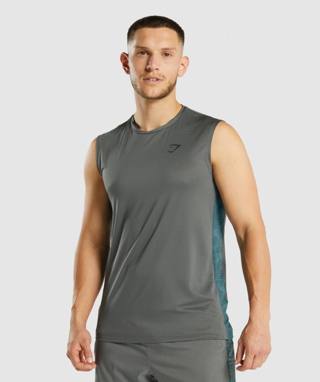 Camiseta Tirantes Gymshark Deporte Gris | ftKKk6ypMuc