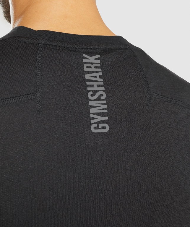 Camiseta Tirantes Gymshark Hyper Power Negras | HZKCat1RPZ3