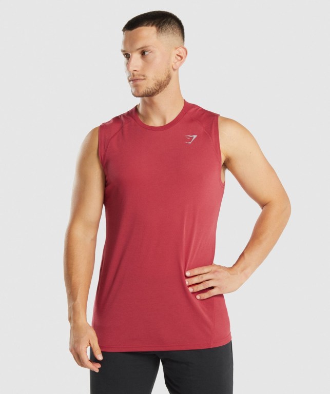 Camiseta Tirantes Gymshark Hyper Power Rojas | XNccEERdAfP