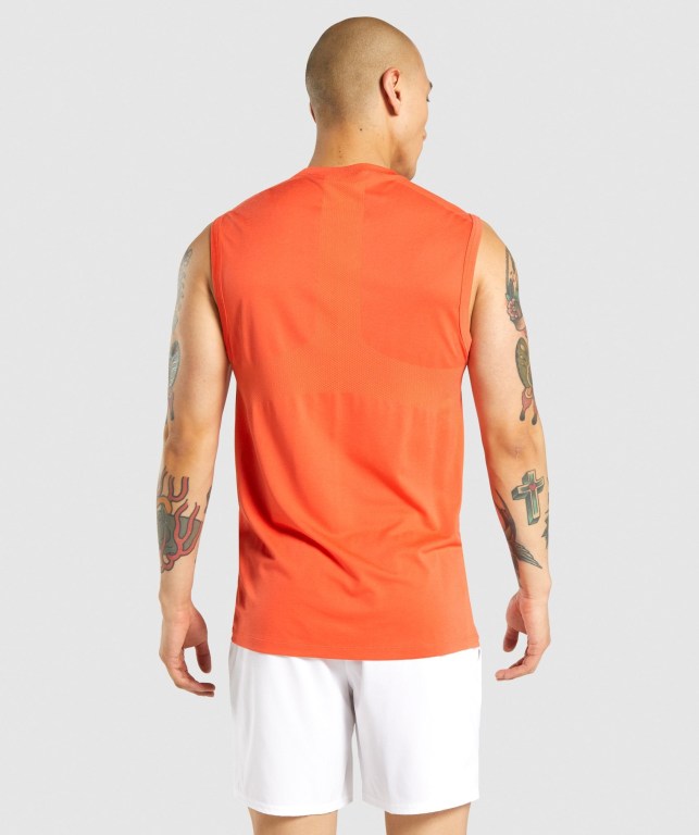 Camiseta Tirantes Gymshark Regulate Entrenamiento Naranjas | PqXAcu6DcJB