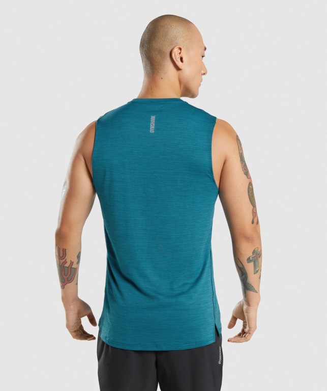 Camiseta Tirantes Gymshark Speed Turquesa Turquesa | Q4dGfDoXWxX