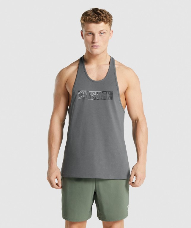 Chalecos Gymshark Block Infill Gris | nJdg4hHxY7p