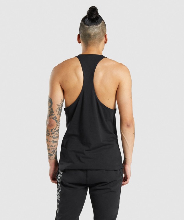 Chalecos Gymshark Bold Negras Negras | CbgqKr5ipOS