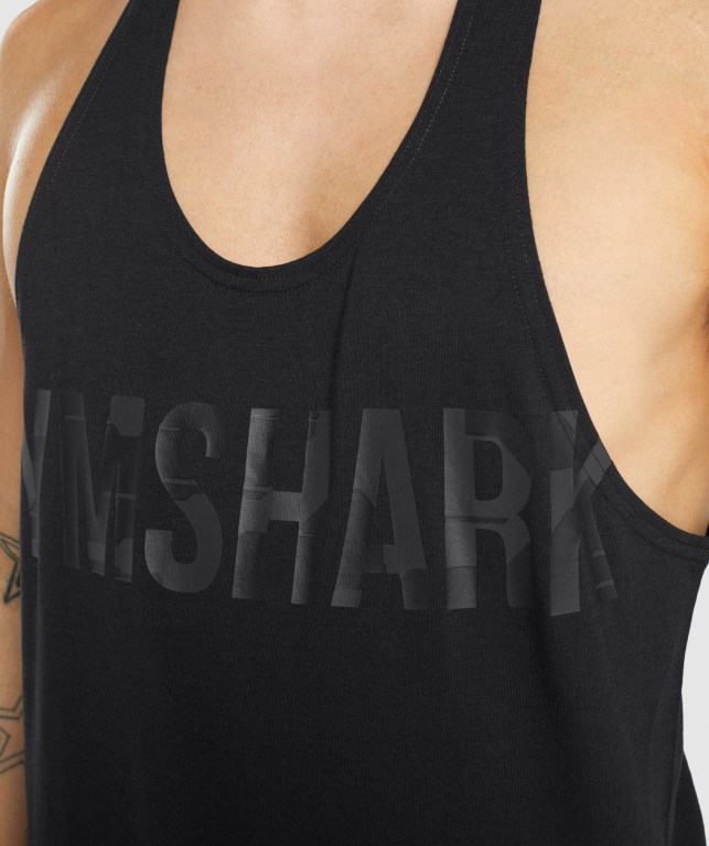 Chalecos Gymshark Bold Negras Negras | CbgqKr5ipOS