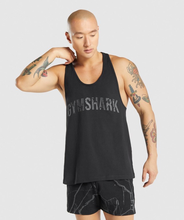 Chalecos Gymshark Power Negras | uPT5ooA2CSs