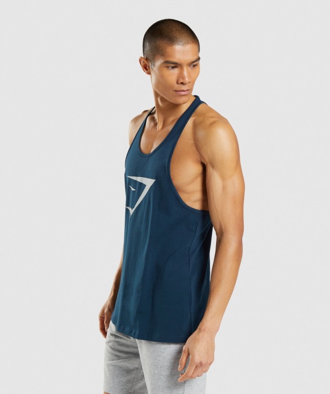 Chalecos Gymshark Sharkhead Infill Azul Marino | kBv845OGgKH