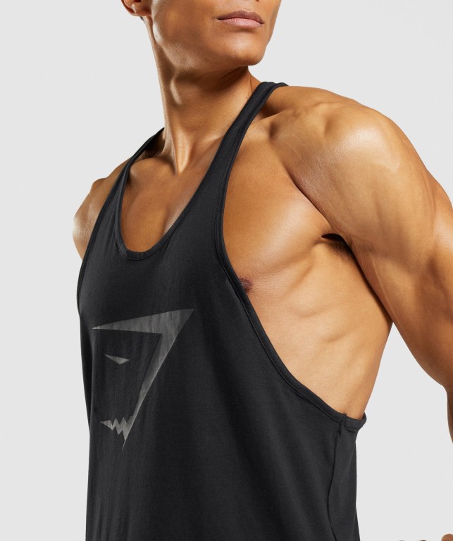 Chalecos Gymshark Sharkhead Infill Negras | Uuq9UuKsbzp