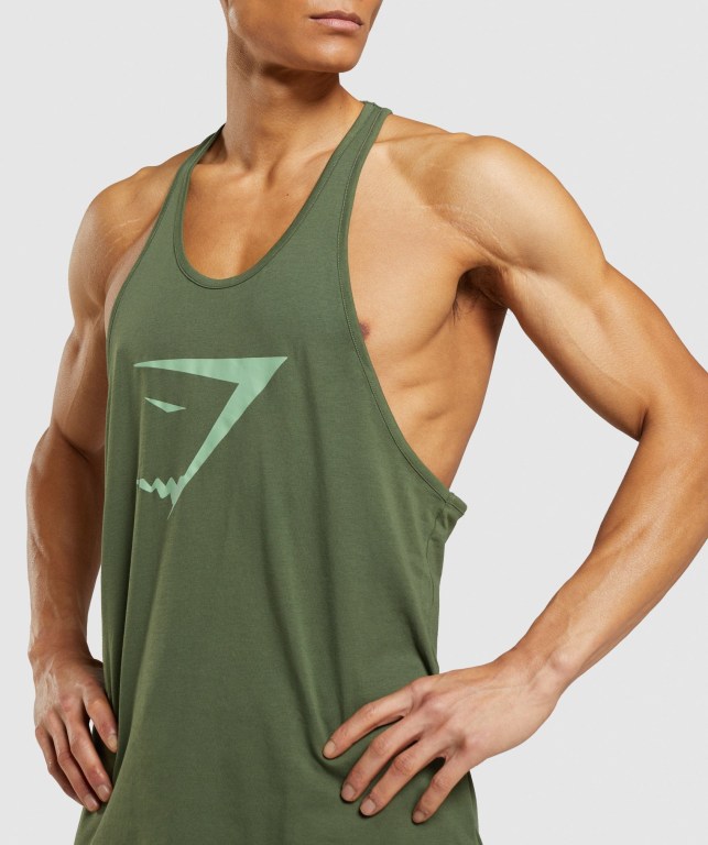 Chalecos Gymshark Sharkhead Infill Verde | orJKdPPwbOv