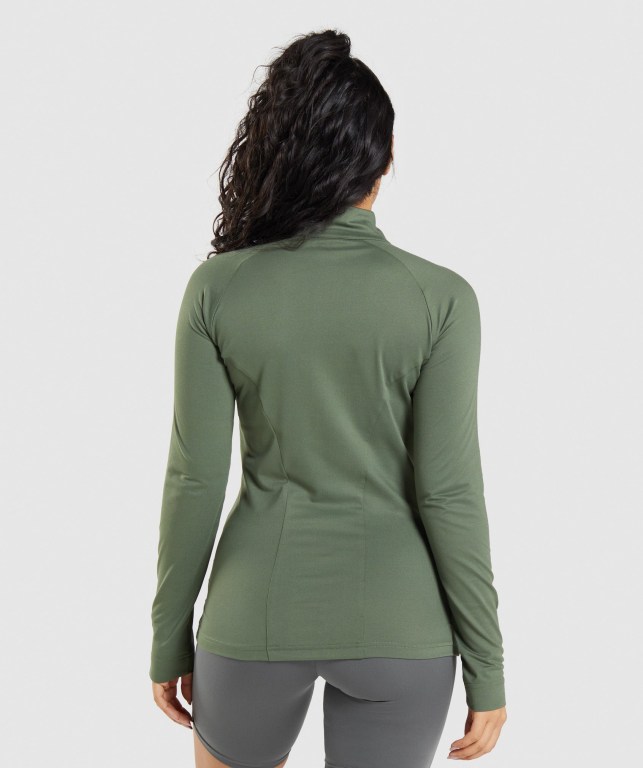 Chaquetas Gymshark Entrenamiento Jacket Verde Oliva | Wl2ZJPhjp8Z