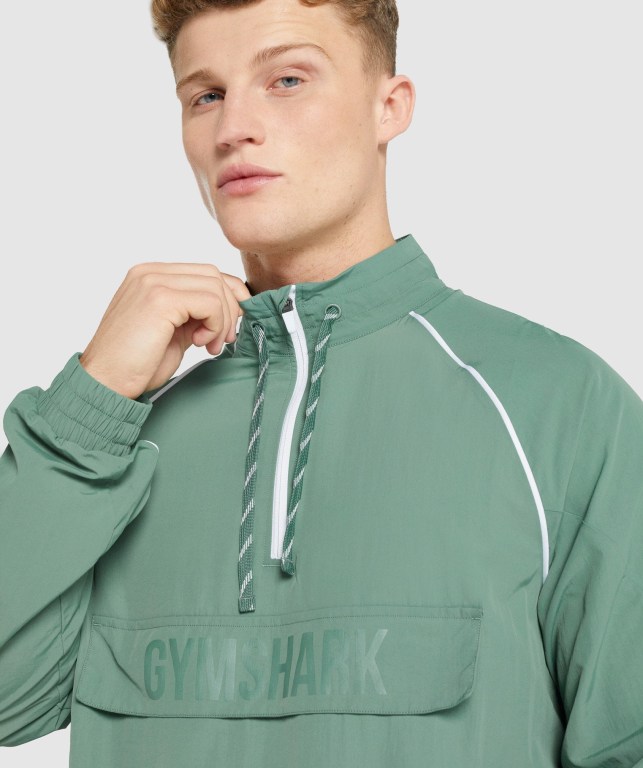 Chaquetas Gymshark Recess Ligeros Jacket Verde | pkvS8kWu2tW