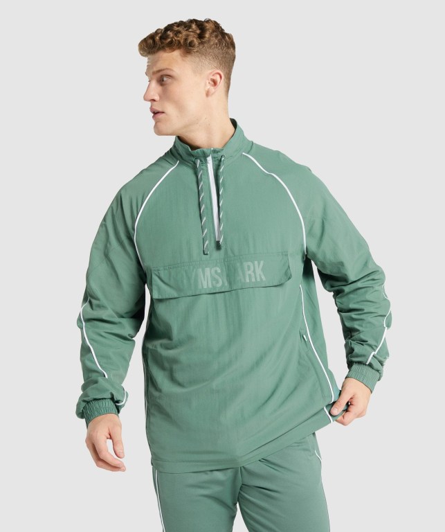 Chaquetas Gymshark Recess Ligeros Jacket Verde | pkvS8kWu2tW