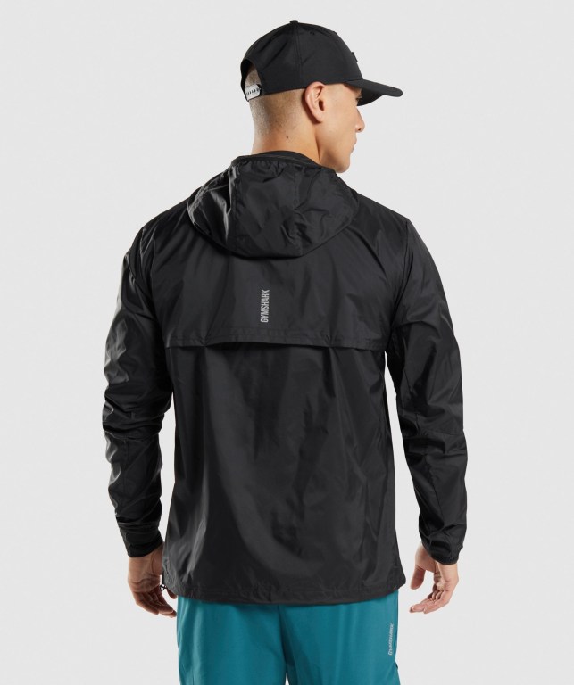 Chaquetas Gymshark Speed Jacket Negras | T3d4Ay4n1U4