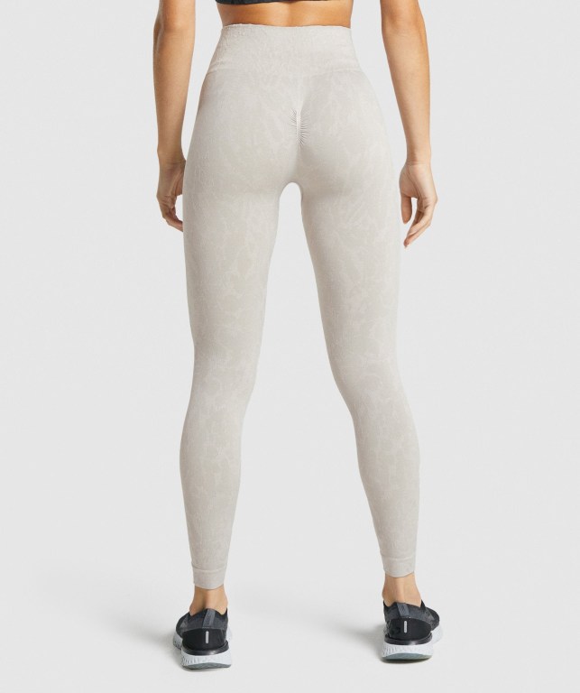 Leggins Gymshark Adapt Animal Seamless Gris | 8yeoBem1IBN