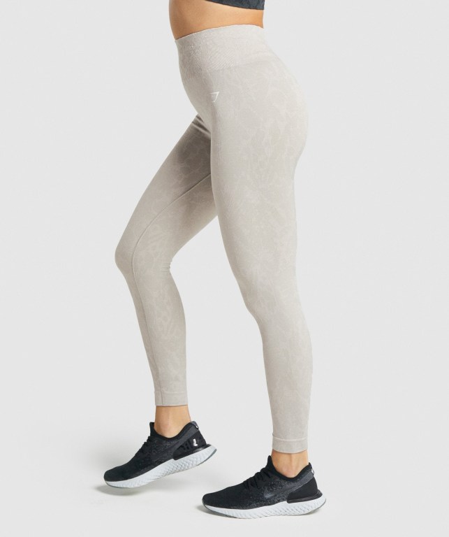 Leggins Gymshark Adapt Animal Seamless Gris | 8yeoBem1IBN